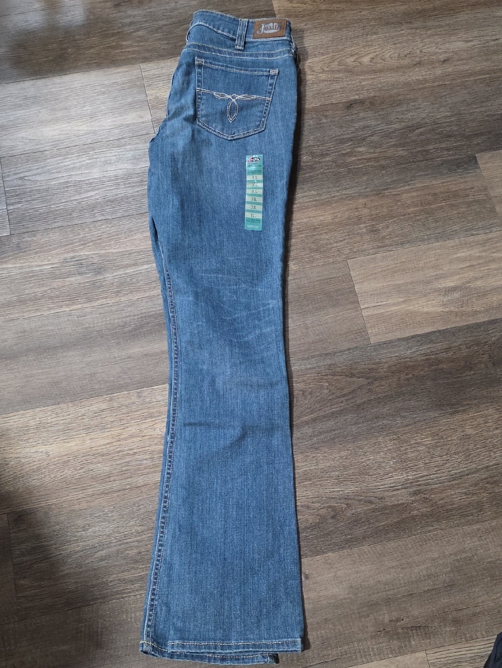Justin Ladies High-rise 31 Long A2 Bootcut!